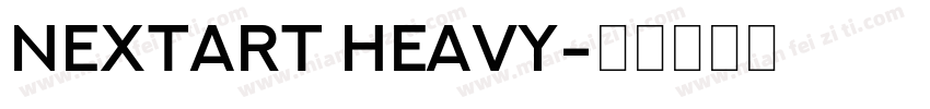 NEXTART Heavy字体转换
